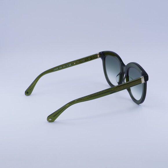 Kate Spade LILLIAN/G/S 00OX 9K Sunglasses Green Round Frame, Blue Lenses main image 7